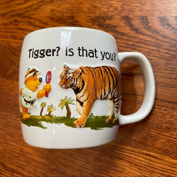 Disney Other - Disney Park Animal Kingdom 3d Mug "winnie The Pooh" "tigger? Is That You?”